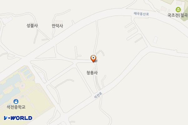왜관21 미군부대 특화거리 주차장 위치 지도 — 경상북도 칠곡군 왜관읍 석전리 433-13