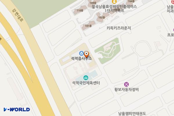 석적읍행정복지센터 위치 지도 — 경상북도 칠곡군 석적읍 남율로7길 7