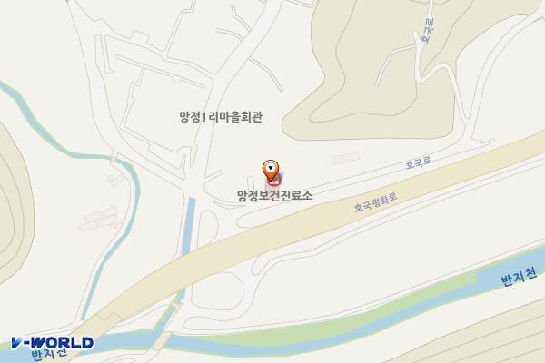보건진료소(망정) 위치 지도 — 경상북도 칠곡군 석적읍 호국로 685, 망정보건진료소