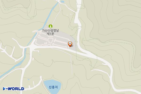 동명1 가산산성주차장(진남문) 위치 지도 — 경상북도 칠곡군 동명면 남원로5길 77, 가산산성주차장 공용화장실
