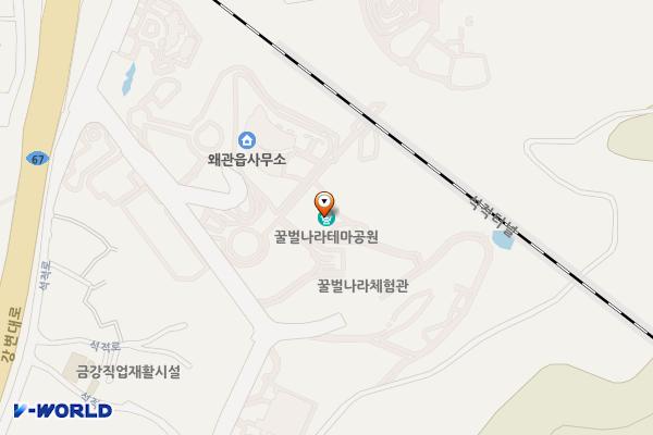 농업 꿀벌나라테마공원 위치 지도 — 경상북도 칠곡군 석적읍 강변대로 1580-1