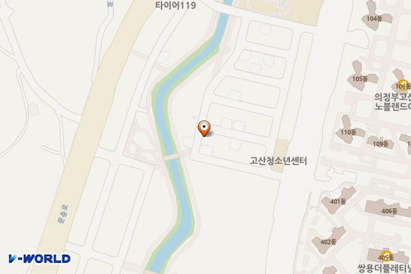 나눔주차장 고산동 963-1 위치 지도 — 경기도 의정부시 고산동 963-1