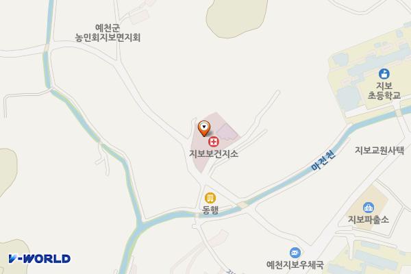지보종합복지회관 위치 지도 — 경상북도 예천군 지보면 소화1길 20-5, 지보종합복지회관