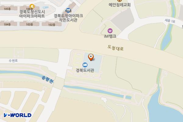 경북도서관 화장실 위치 지도 — 경상북도 예천군 호명면 도청대로 200, 경북도서관