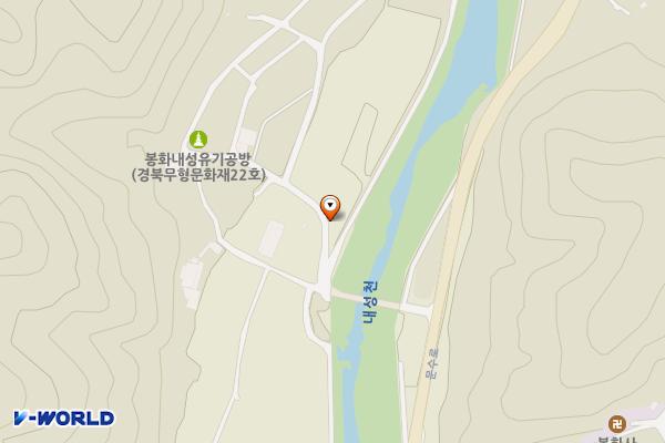 수변공원 위치 지도 — 경상북도 봉화군 봉화읍 삼계리 309-4