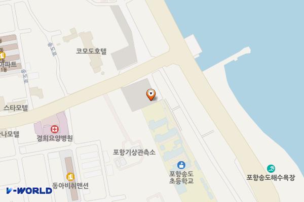 송도해수욕장 버스주차장 위치 지도 — 경상북도 포항시 남구 송도동 311-285