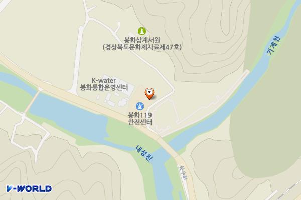 봉화 119안전센터 위치 지도 — 경상북도 봉화군 봉화읍 문수로42