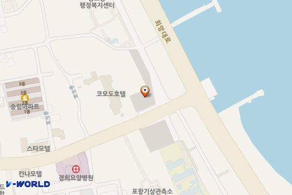 송도해수욕장 공영주차장 위치 지도 — 경상북도 포항시 남구 송도동 311-289