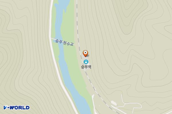 승부역 위치 지도 — 경상북도 봉화군 석포면 승부길 1162-5