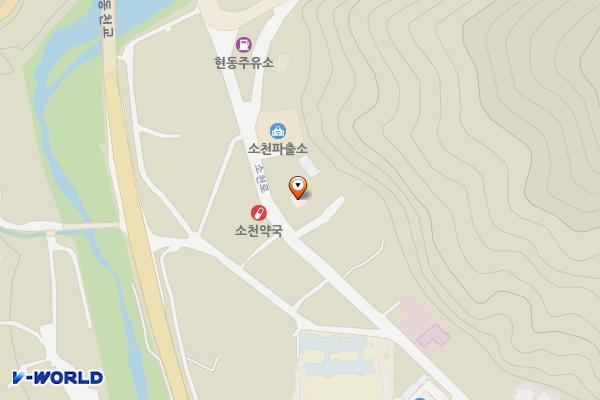 현동정류소 위치 지도 — 경상북도 봉화군 소천면 소천로 1267