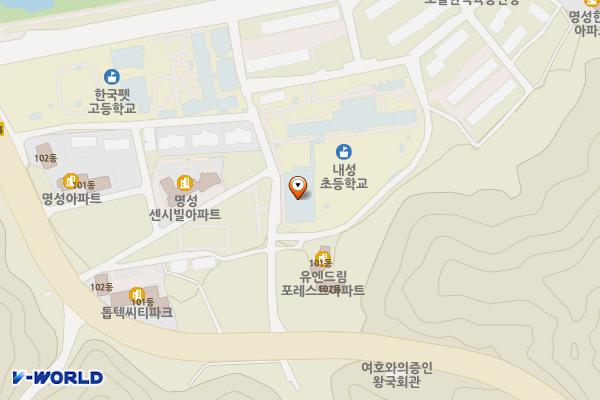 내성초등학교 위치 지도 — 경상북도 봉화군 봉화읍 봉화읍 교촌1길 37