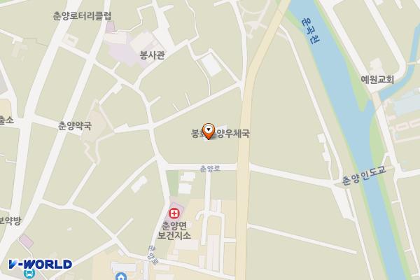춘양우체국 위치 지도 — 경상북도 봉화군 춘양면 춘양로 175