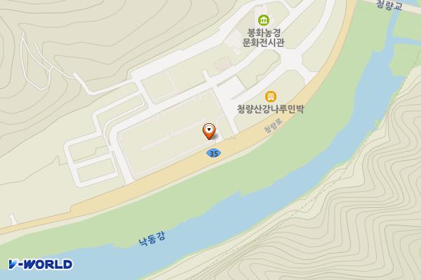 집단시설지구 위치 지도 — 경상북도 봉화군 명호면 관창리 1728