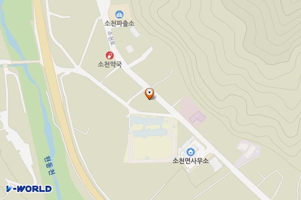 소천면 보건지소 위치 지도 — 경상북도 봉화군 소천면 소천로 1278