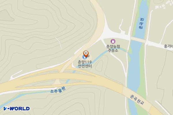 춘양119안전센터 위치 지도 — 경상북도 봉화군 춘양면 소천로 22