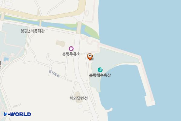 봉평해수욕장 위치 지도 — 경상북도 울진군 죽변면 울진북로 1180