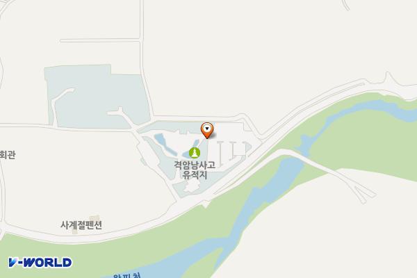 남사고유적지 위치 지도 — 경상북도 울진군 근남면 수곡리 253-2