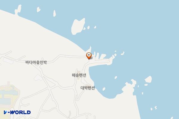 봉수항(봉수동) 위치 지도 — 경상북도 울진군 죽변면 죽변리 124-4