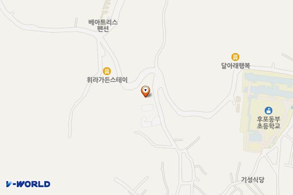 후포1리 동회관 옆 위치 지도 — 경상북도 울진군 후포면 후포7길 63