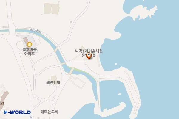 나곡어촌체험마을 위치 지도 — 경상북도 울진군 북면 석호1길42-37