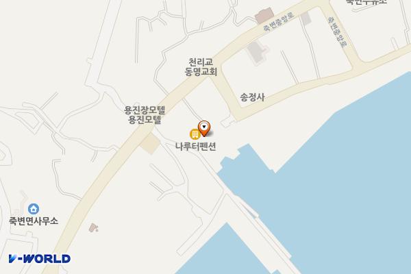 국민안심 죽변항 위치 지도 — 경상북도 울진군 죽변면 죽변항길 44