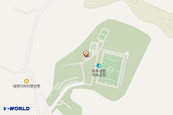 후포생활체육공원 위치 지도 — 경상북도 울진군 후포면 후포삼칠길 233-23