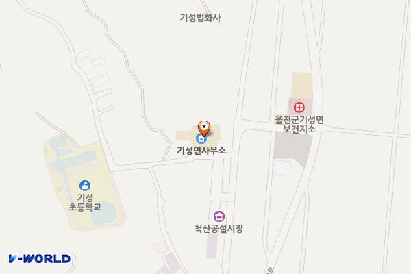 기성면사무소 위치 지도 — 경상북도 울진군 기성면 척산2길 8 (척산리, 기성면사무소)