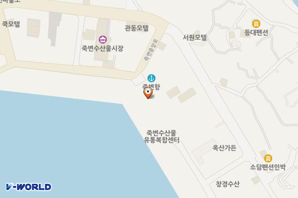 울진해양경찰서 죽변파출소 위치 지도 — 경상북도 울진군 죽변면 죽변항길 124