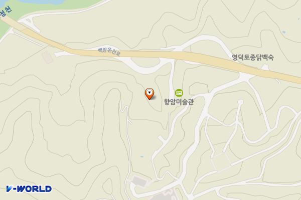 백암분재원 야외 화장실 위치 지도 — 경상북도 울진군 온정면 소태리 472