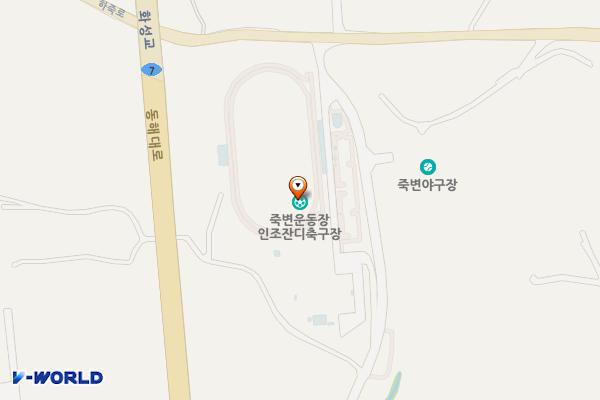 죽변운동장 테니스장 위치 지도 — 경상북도 울진군 죽변면 봉평리 산 9-6
