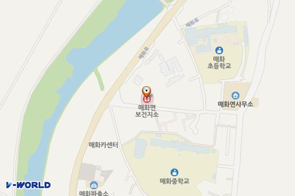 매화면보건지소 위치 지도 — 경상북도 울진군 매화면 매화4길 5