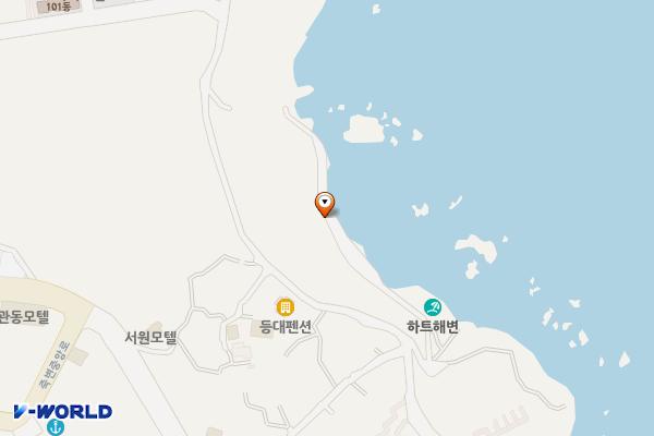 드라마세트장 위치 지도 — 경상북도 울진군 죽변면 죽변리 120-40