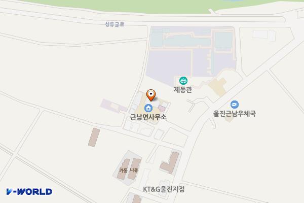 근남면사무소 위치 지도 — 경상북도 울진군 근남면 노음4길 6-7