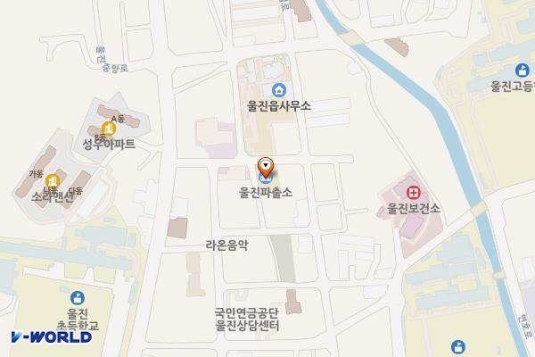 울진파출소 위치 지도 — 경상북도 울진군 울진읍 읍내10길 20