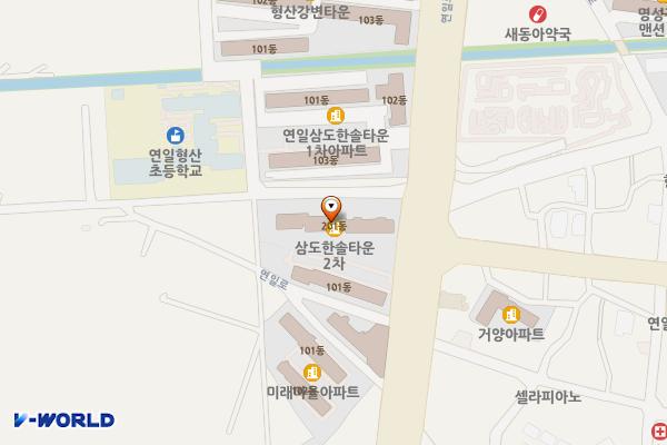 연일읍 노상3 위치 지도 — 경상북도 포항시 남구 연일읍 연일로 150