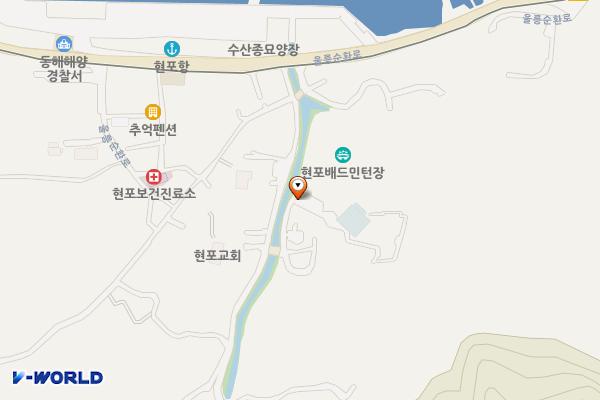 현포 해수풀장 공중화장실 위치 지도 — 경상북도 울릉군 북면 현포리 479