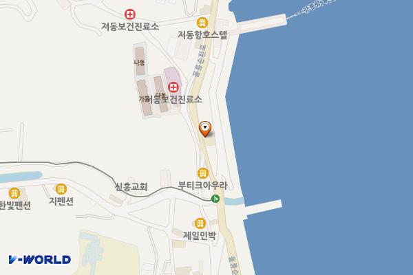저동 해경파출소 옆 위치 지도 — 경상북도 울릉군 울릉읍 울릉순환로 179, 동해해양경찰서 울릉파출소