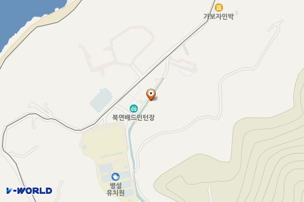 천부테니스장(북면사택 뒤) 위치 지도 — 경상북도 울릉군 북면 천부리 703-6