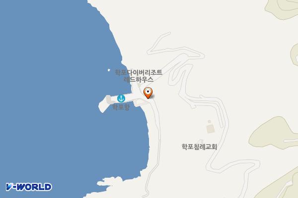 학포 위치 지도 — 경상북도 울릉군 서면 태하리 594