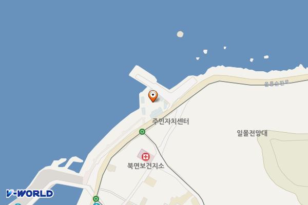 천부해상소공원(해수풀장) 위치 지도 — 경상북도 울릉군 북면 천부리 718-54