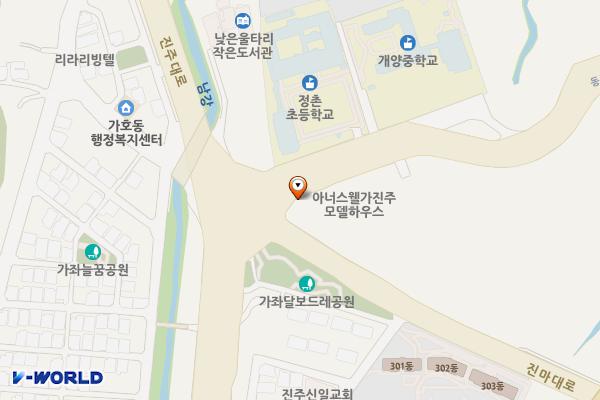 개양시외버스정류소 위치 지도 — 경상남도 진주시 동부로 8