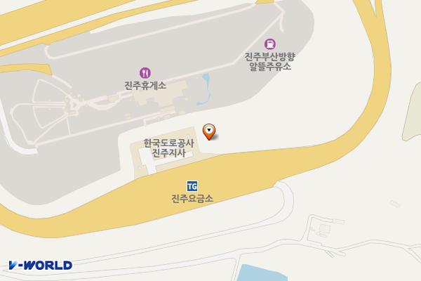 두성유통㈜ 문산충전소 위치 지도 — 경상남도 진주시 남해고속도로 195