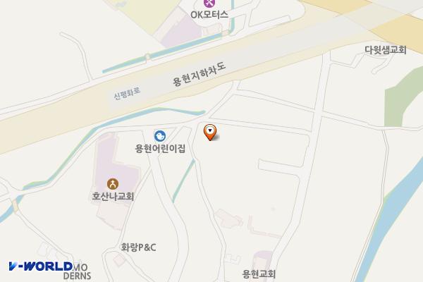 만가대 공영주차장 위치 지도 — 경기도 의정부시 용현동 176-2번지 일원