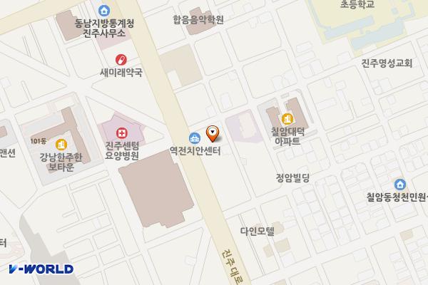 진주칠암동우체국 위치 지도 — 경상남도 진주시 진주대로 940, 진주칠암우체국 (칠암동)