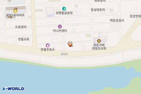 강변주유소 위치 지도 — 경상남도 진주시 남강로 1119