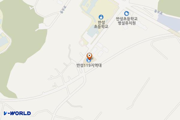 반성119지역대 위치 지도 — 경상남도 진주시 일반성면 동부로 2060번길 21