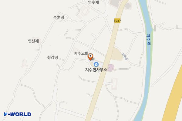 지수면(가로변) 위치 지도 — 경상남도 진주시 지수면 지수로 483