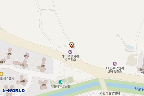 세기상사㈜ 서진주IC주유소 위치 지도 — 경상남도 진주시 진주대로 1314