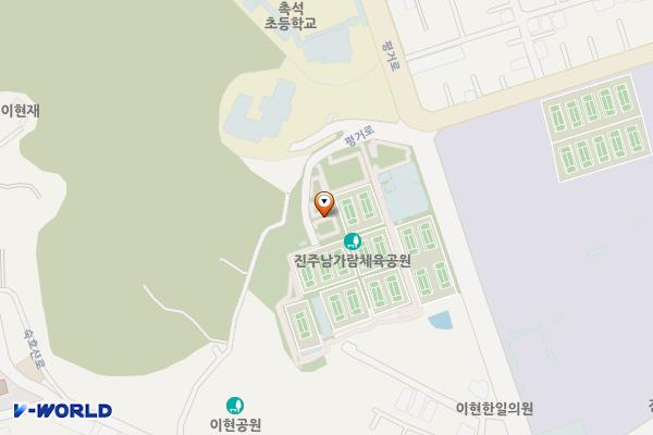남가람체육공원(테니스장) 위치 지도 — 경상남도 진주시 평거로 249-5
