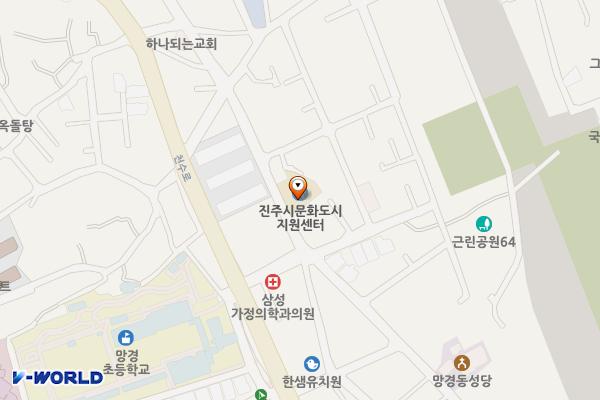 (재)진주문화관광재단 위치 지도 — 경상남도 진주시 망경남길 30